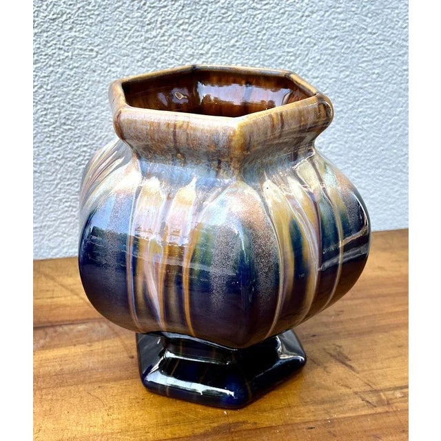 Art Nouveau Handmade and Hand Glazed Planter Jardinière, 1930 For Sale - Image 3 of 9