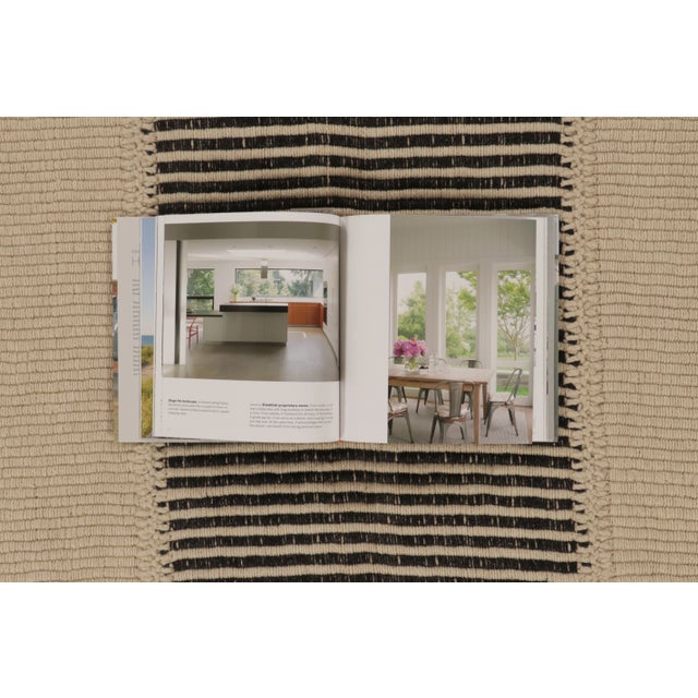 Textile Rug & Kilim's Contemporary Rez Kilim Flatweave With Contemporary Stripe Design For Sale - Image 7 of 10