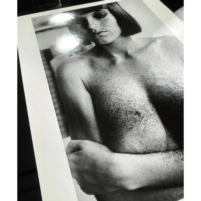 Pop Art Arielle After Haircut, Paris 1980 by Helmut Newton Vintage Silver Gelatin Print For Sale - Image 3 of 6