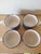 Set of 4 hard to find Midwinter Stonehenge mugs from the series Moon, designed by Eve Midwinter in the 1970s. Beautiful...