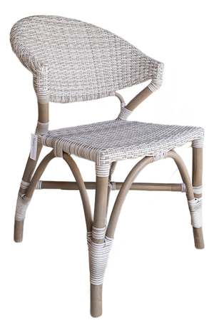Interlude Home Inc. Resin Wicker and Wood Dining Chair