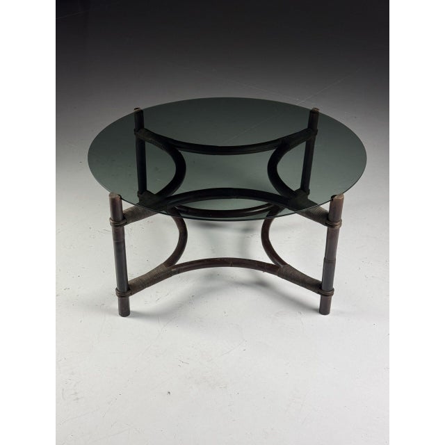 Vintage Rattan Coffee Table For Sale - Image 3 of 15