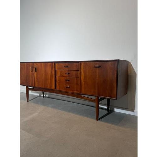 G-Plan Brasilia Sideboard by Victor Wilkins Mid-Century Modern Teak Sideboard For Sale - Image 5 of 9