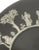 Mid-Century Modern Vintage Black and White Wedgwood Plate With Greek-Roman Relief c.1969 For Sale - Image 3 of 4