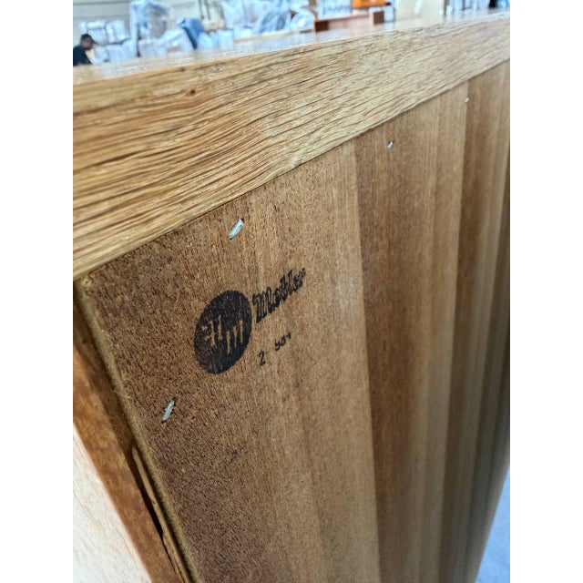 Wood In Style of Henning Kjærnulf Oak Sideboard Сredenza 4 Drawers Denmark Mid-Century Modern 1960s For Sale - Image 7 of 13