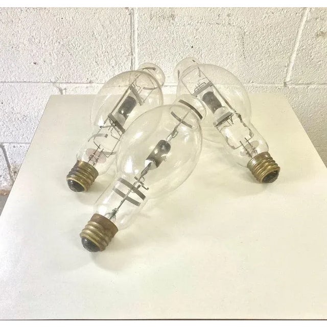 Set of 3 Vintage Industrial XL Light Bulbs For Sale In New York - Image 6 of 6