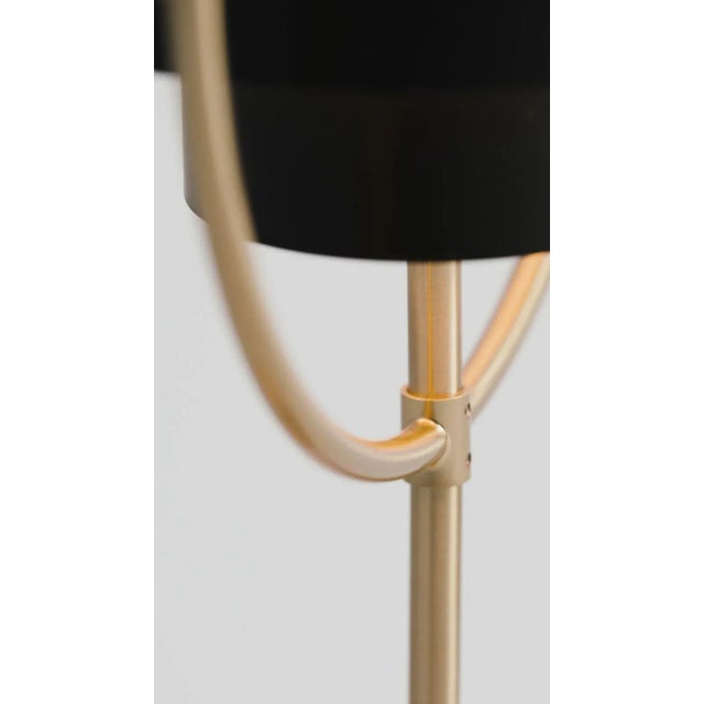 Louis Weisdorf 'Multi-Lite' Table Lamp in Black and Brass For Sale - Image 11 of 13
