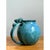 Mid-Century Modern Vintage Blue Speckled Pottery Jug For Sale - Image 3 of 12