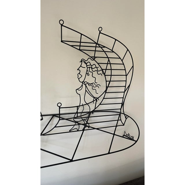 1990s Large DeBusk Metal Sculpture For Sale - Image 4 of 5