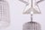 Mid-Century Chandelier in Chrome and Opaline Glass from Drukov, Czech, 1970s For Sale - Image 4 of 9