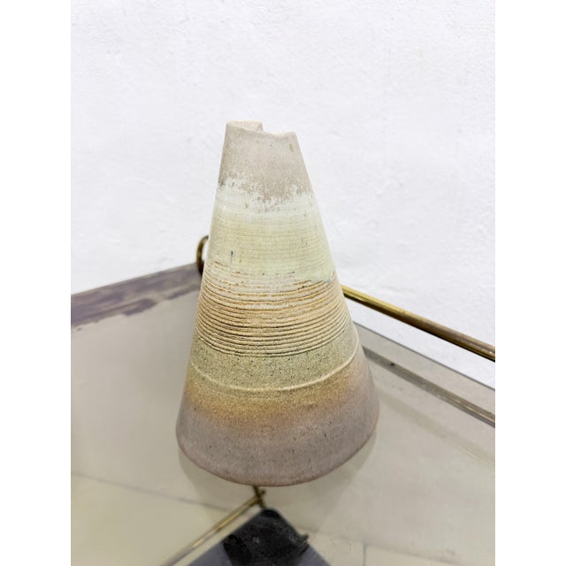 Conical Studio Ceramic Vase by Jochen Schimpfle, 1970s For Sale - Image 4 of 10
