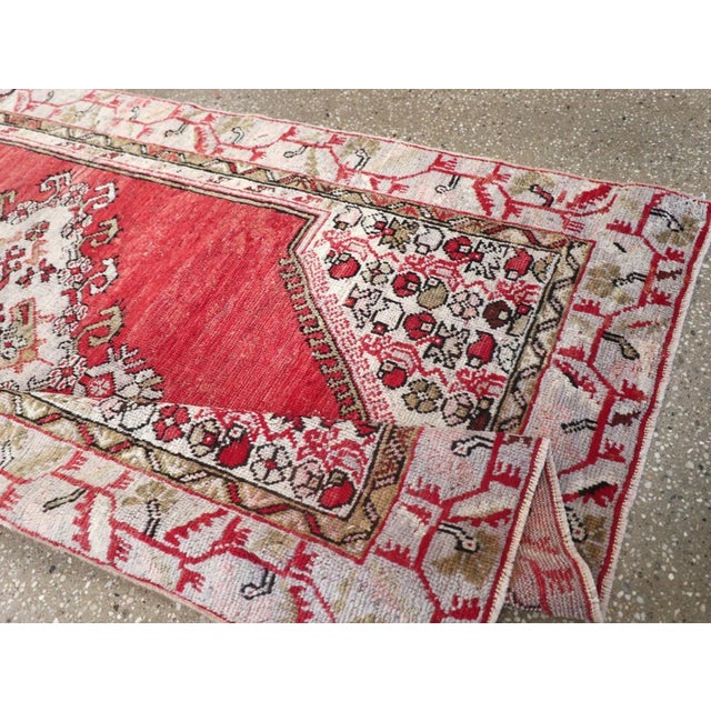 Textile Galerie Shabab Collection Mid-20th Century Turkish Oushak Accent Rug For Sale - Image 7 of 8