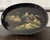 Mid-Century Modern 1960s Vintage Hand-Painted Lacquer on Wood Chinoiserie Landscape Tray For Sale - Image 3 of 11