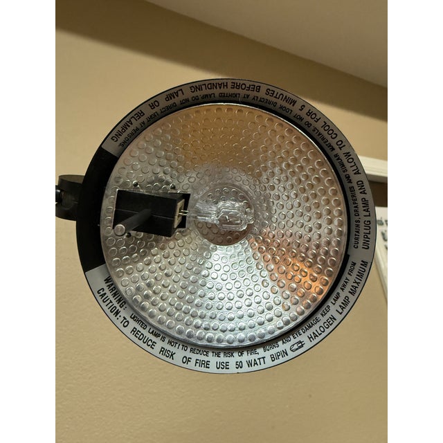 Metal Robert Sonneman for Kovacs Feather Floor Lamp, Black For Sale - Image 7 of 12