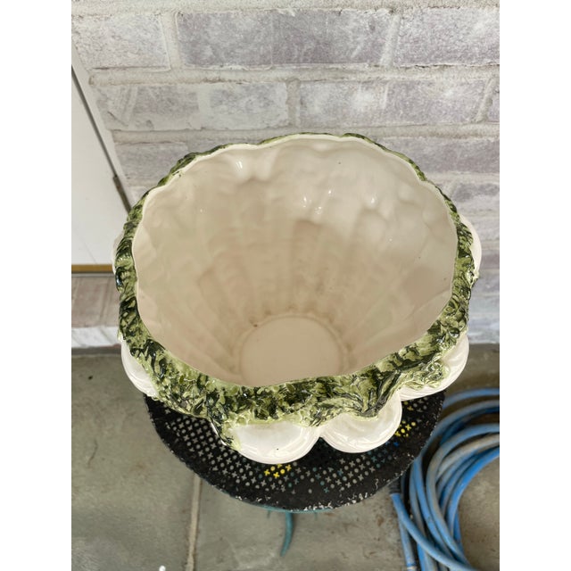 1960s Vintage Fritz & Floyd White Carrot Cachepot For Sale - Image 5 of 8