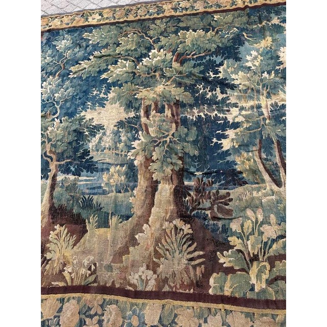 Large French Aubusson Tapestry, 1700s For Sale - Image 18 of 18