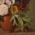 Peonies and Roses, Oil on Canvas, 19th Century, Framed For Sale - Image 9 of 14