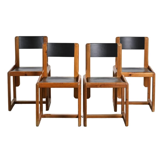 French Chairs by André Sornay, 1960, Set of 4 For Sale