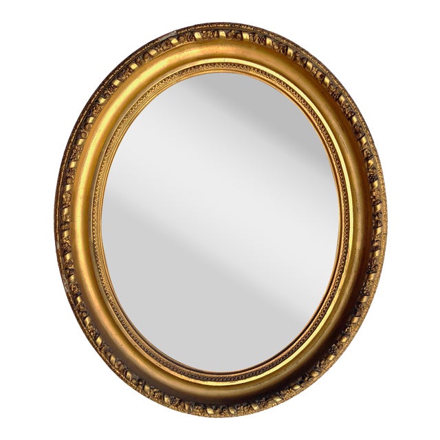 Antique Oval Gold Frame For Sale
