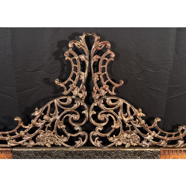 Maitland - Smith British Colonial Style Hardwood and Forged Iron Four Poster Queen Bed Frame For Sale - Image 4 of 14