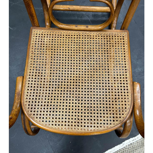 Vintage Bentwood Rocking Chair For Sale - Image 9 of 13