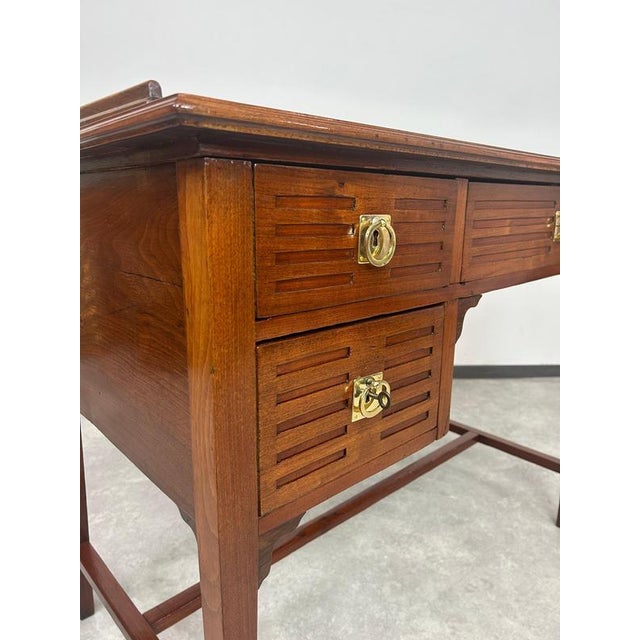 Smaller Secession Writing Desk, 1890s For Sale - Image 11 of 13