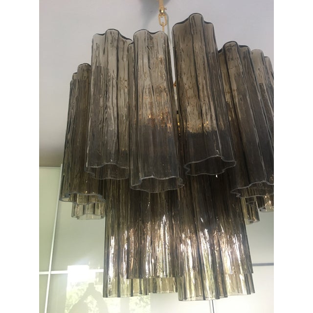 Contemporary Murano Glass "Tronchi" Multicolors Sputnik Chandelier For Sale - Image 9 of 11