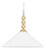 Mitzi Sang 20 in. 1 Light Pendant in Aged Brass Finish For Sale