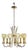 Mid-Century Brass & Glass Italian Fixture For Sale