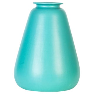 Aqua Green Ceramic Vase by Ceramiche Nove, Italy, 1950s For Sale