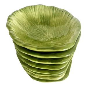 Vintage Cabbage Lettuce Bowls Holland Mold Ceramic - Set of 8