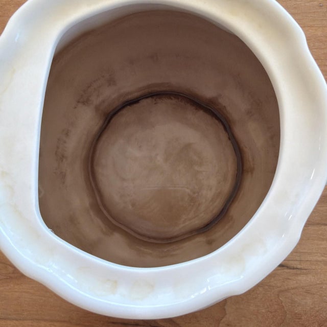 Mid-Century Modern 1980s Villeroy & Boch Casa Azul Vivo Country Garden Teapot Tea Stains Inside For Sale - Image 3 of 7