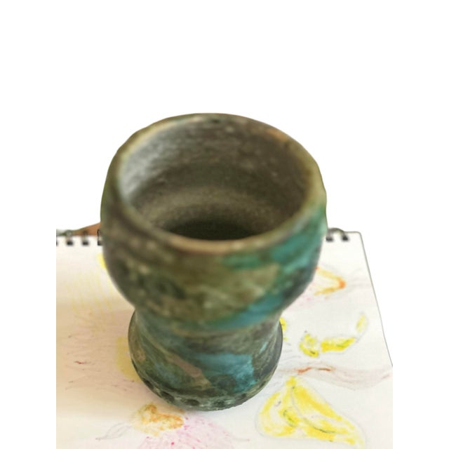 1960s Alvino Bagni “Sea Garden” Tall Vase For Sale - Image 5 of 6