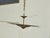 Mid 20th Century Mid 20th Century Spanish Midcentury Gilt Metal Sunburst Chandelier with Wavy Rays For Sale - Image 5 of 12