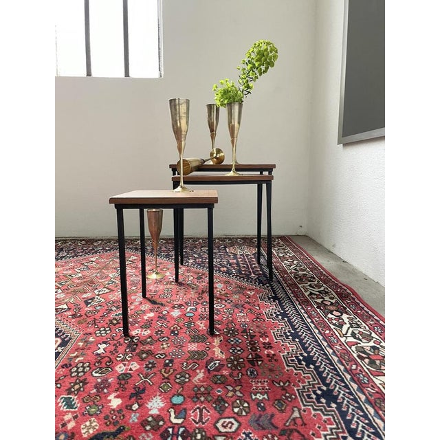 Modernist Teak Nesting Tables, 1950s, Set of 3 For Sale - Image 18 of 18