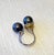 Bochic “Orient” Vintage South Sea Pearl & Fancy Sapphires Ring Set 18K Gold & Silver Natural Fancy Yellow Sapphires from...