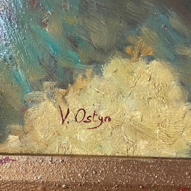 After Oscar Arthur Bluhm, Midsummer Day, Oil on Panel, Framed For Sale - Image 10 of 18