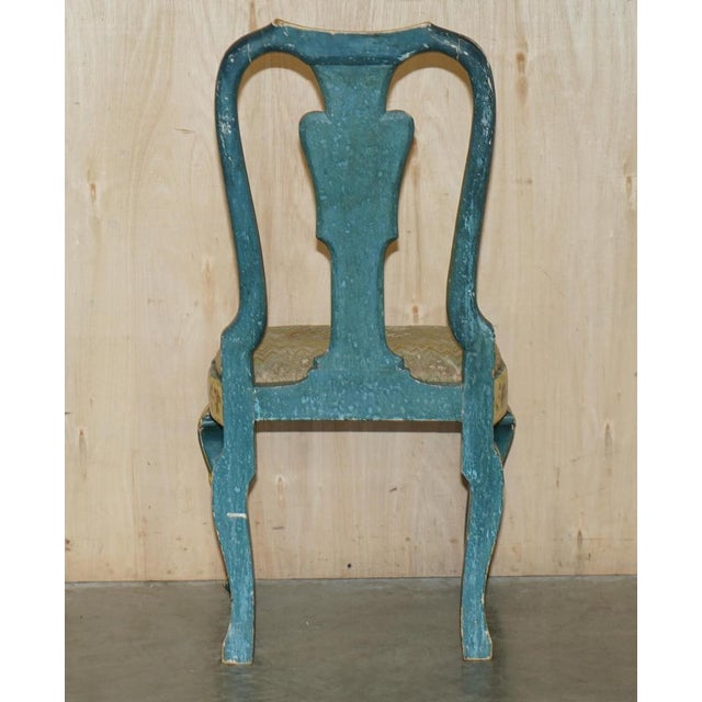 Antique Regency Chairs & Matching Table from Glenalmond Estate, Scotland, 1810, Set of 3 For Sale - Image 13 of 18