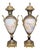 Pair of 19th Century French Sèvres Porcelain Urns With Ormolu Mounts For Sale