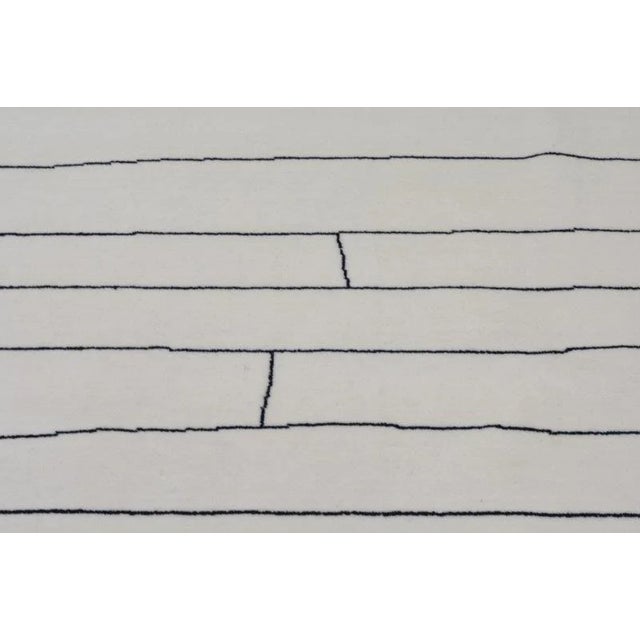 Moroccan Azilal Hand Knotted Wool Rug, 9'1 X 12' For Sale - Image 4 of 6