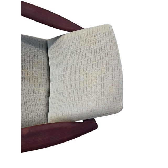 1960s Danish Modern Teak Lounge Chair Paddle Armchair Denmark For Sale - Image 14 of 17