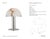 Kelly Wearstler by Visual Comfort Signature Melange 12" Rechargeable Table Lamp in Polished Nickel with Alabaster Shade...