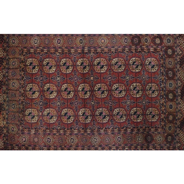 1920s Antique Turkmen Rug 3'8'' x 5'10'' For Sale - Image 5 of 11