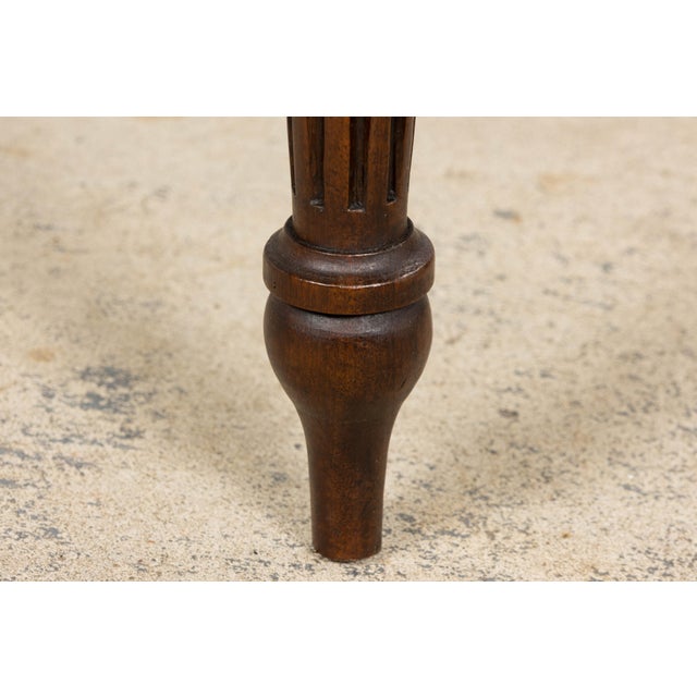 Set of Eight French Napoleon III Empire Style Mahogany Caned Dining Chairs, 19th Century For Sale - Image 15 of 18