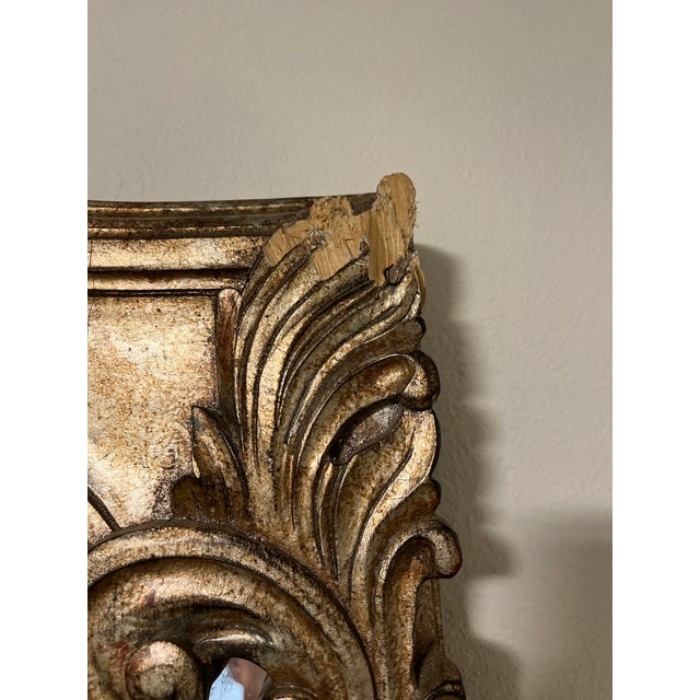 Baroque Ferguson Copeland Baroque Style Silver Gilt Console Table & Mirror - 2 Piece Set For Sale - Image 3 of 9