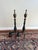 Pair of Antique Metal Andirons For Sale - Image 4 of 6
