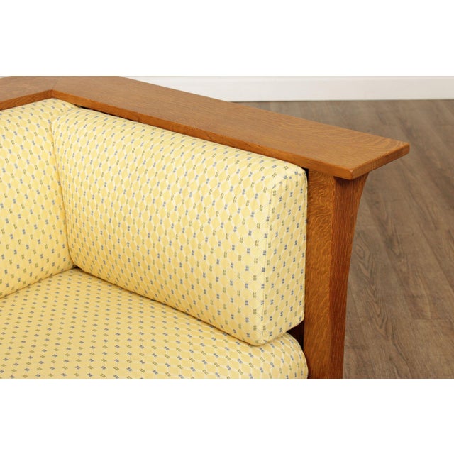 Stickley Stickley Mission Collection Oak Prairie Chair For Sale - Image 4 of 12