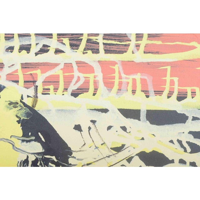 Modern Gunnar Fohlin, Composition, 1962, Gouache on Paper For Sale - Image 3 of 6