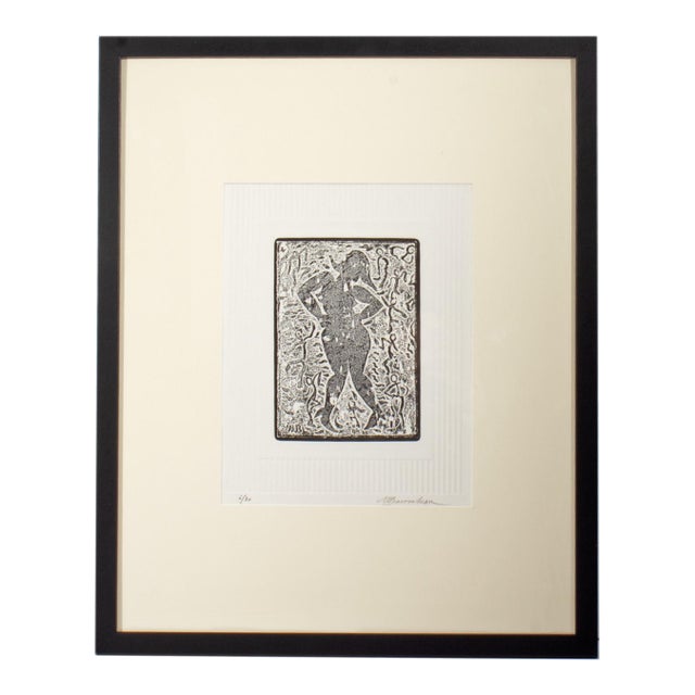 Limited Edition Embossed Print by Martin Barooshian For Sale