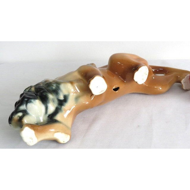 1970s Vintage Robinson Ransbottom "Prowling Lion" Art Pottery Sculpture For Sale - Image 5 of 5